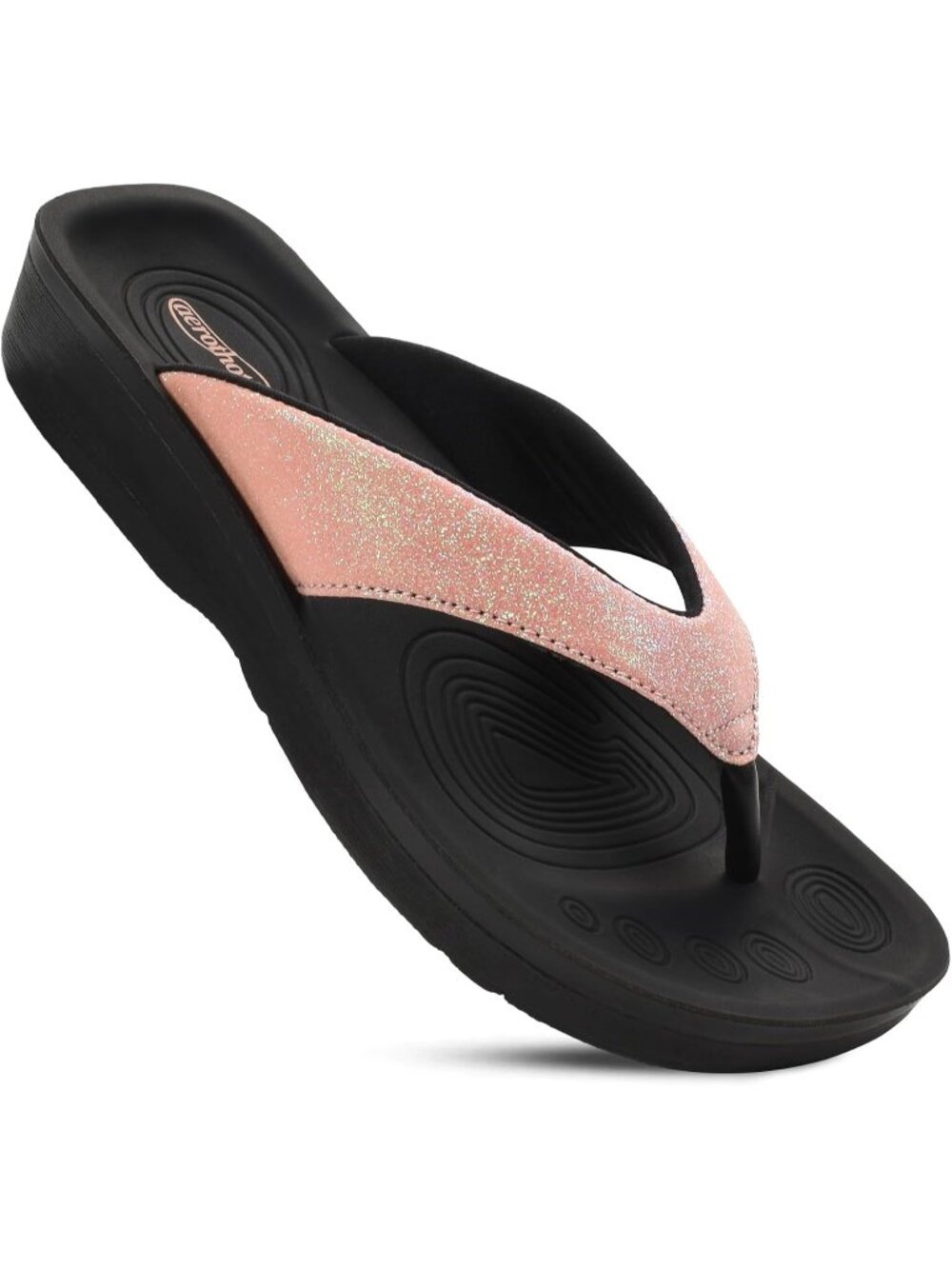 🆕Women's Rose Gold Comfy Arch Support Flip Flops Orthopedic Sandals Slip on